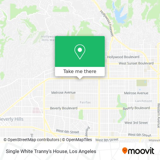 Single White Tranny's House map
