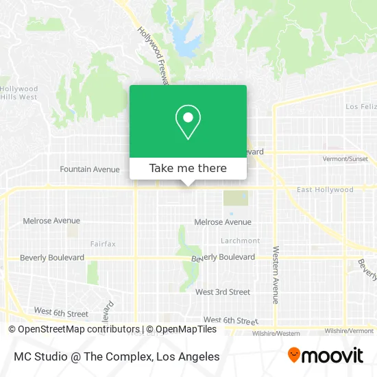 MC Studio @ The Complex map