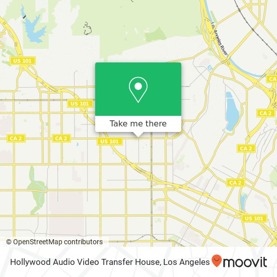 Hollywood Audio Video Transfer House map