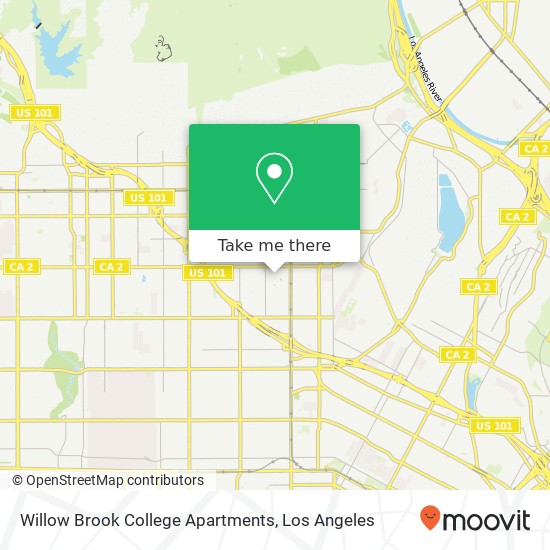 Willow Brook College Apartments map
