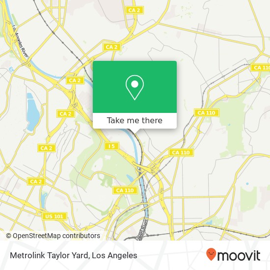 Metrolink Taylor Yard map