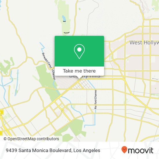 9439 Santa Monica Boulevard map