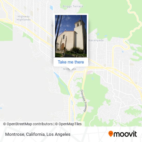 Mapa de Montrose, California