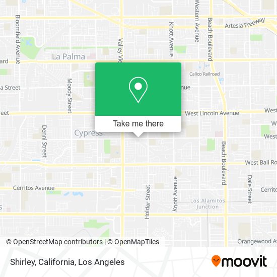 Shirley, California map