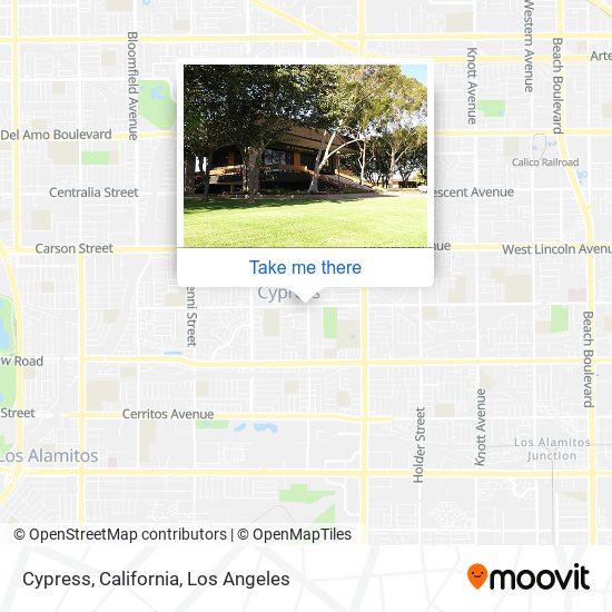 Mapa de Cypress, California