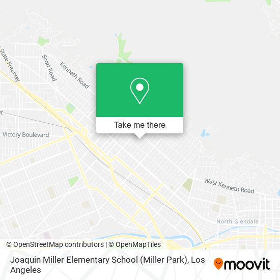 Joaquin Miller Elementary School (Miller Park) map