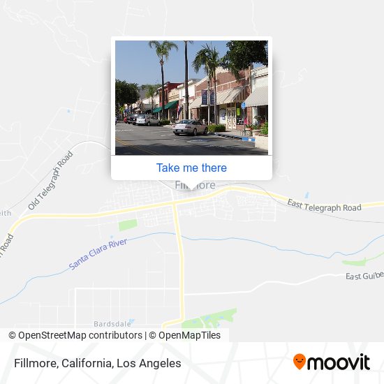 Mapa de Fillmore, California
