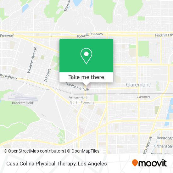 Mapa de Casa Colina Physical Therapy