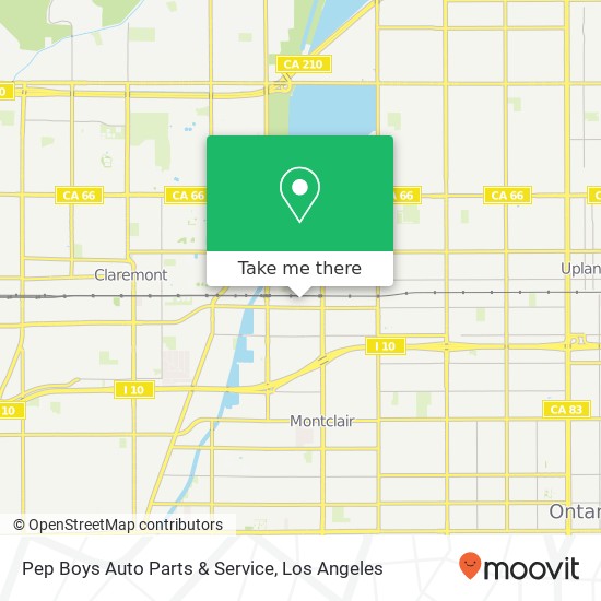 Mapa de Pep Boys Auto Parts & Service