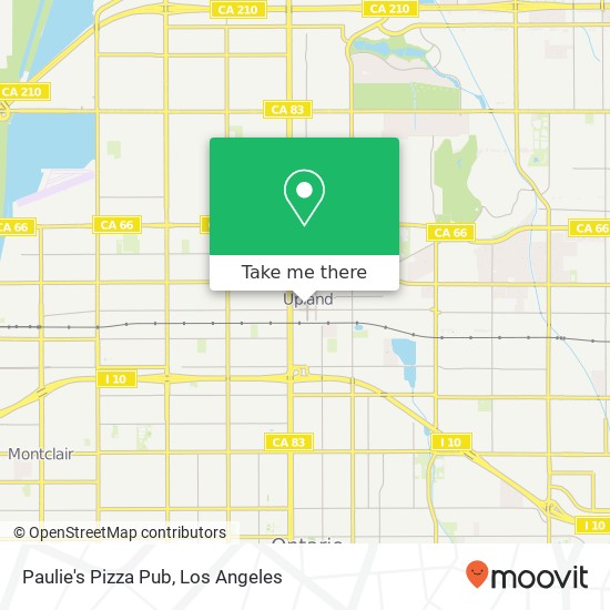 Paulie's Pizza Pub map