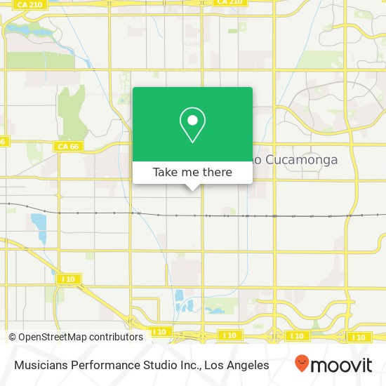 Musicians Performance Studio Inc. map