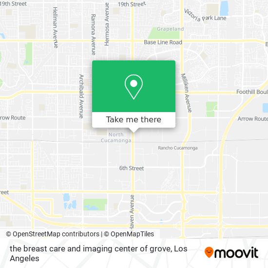 the breast care and imaging center of grove map