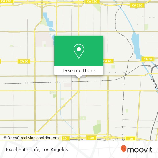 Excel Ente Cafe map