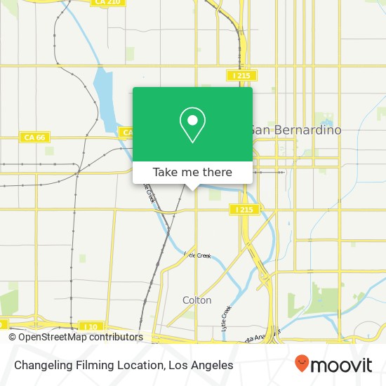 Changeling Filming Location map