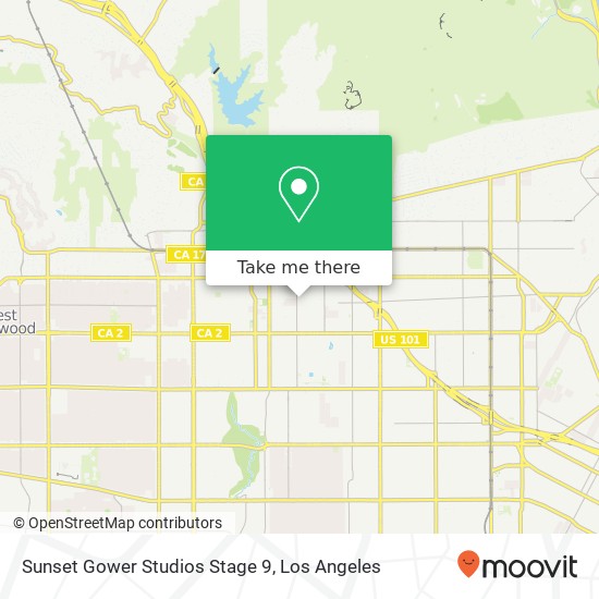 Sunset Gower Studios Stage 9 map