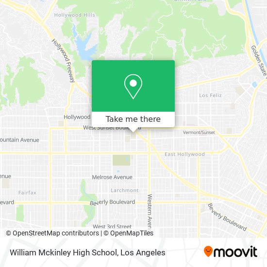 Mapa de William Mckinley High School