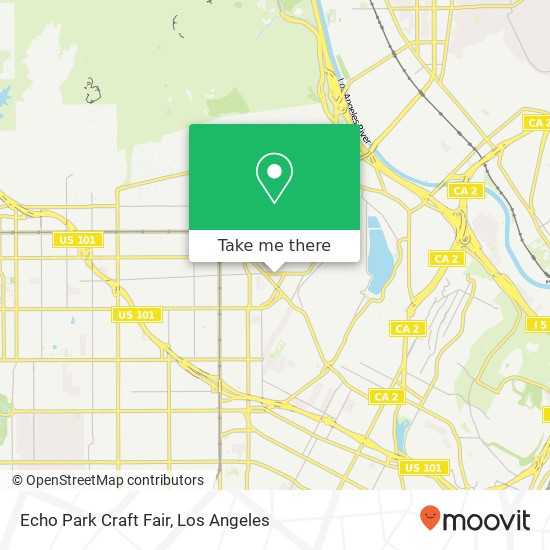 Mapa de Echo Park Craft Fair