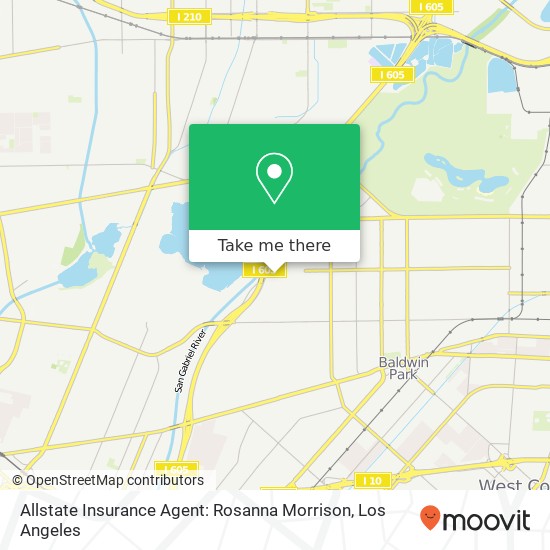 Allstate Insurance Agent: Rosanna Morrison map