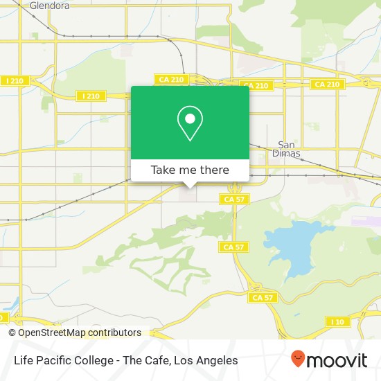 Life Pacific College - The Cafe map