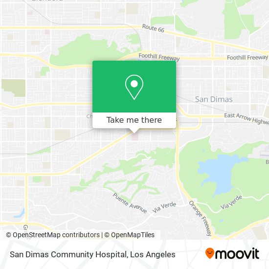 San Dimas Community Hospital map