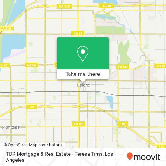 Mapa de TDR Mortgage & Real Estate - Teresa Tims