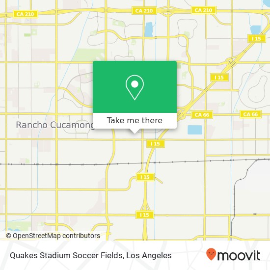 Mapa de Quakes Stadium Soccer Fields