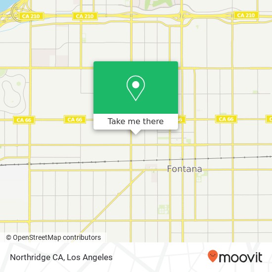 Mapa de Northridge CA