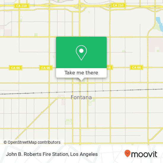 John B. Roberts Fire Station map