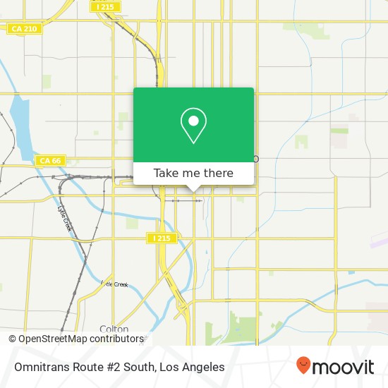 Omnitrans Route #2 South map