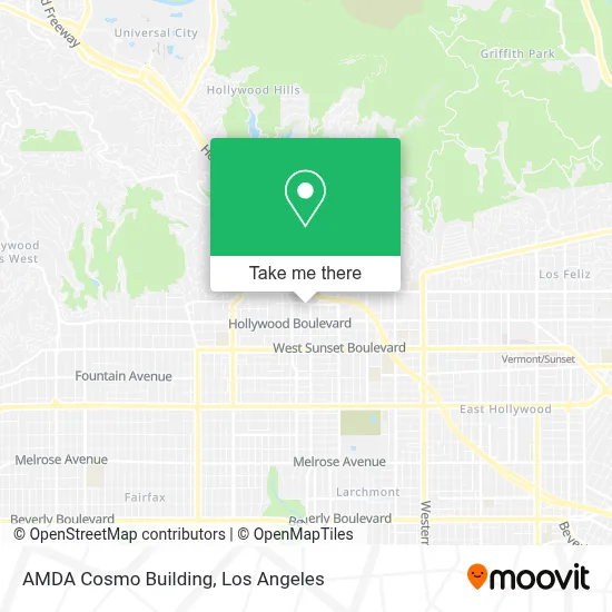 AMDA Cosmo Building map