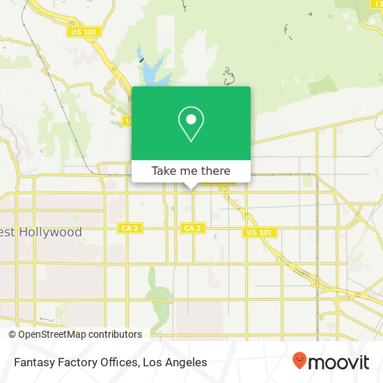 Mapa de Fantasy Factory Offices