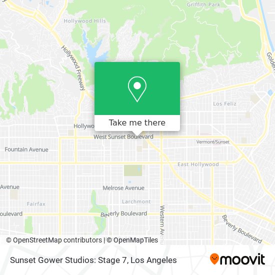 Sunset Gower Studios: Stage 7 map