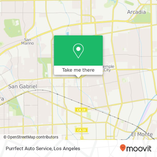 Purrfect Auto Service map