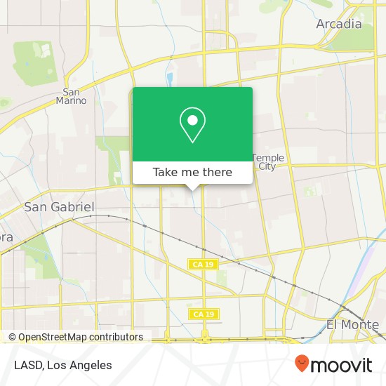 LASD map