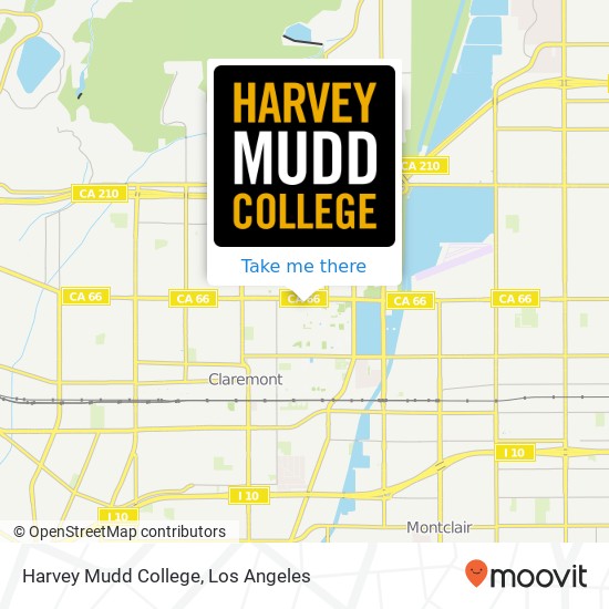 Harvey Mudd College map