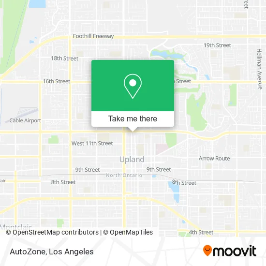 AutoZone map