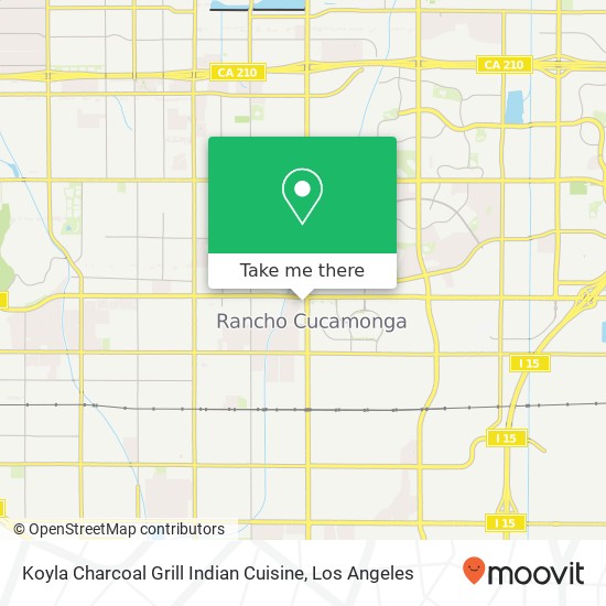 Mapa de Koyla Charcoal Grill Indian Cuisine