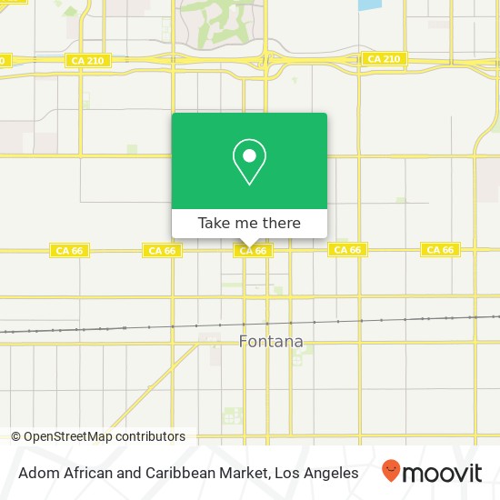 Mapa de Adom African and Caribbean Market
