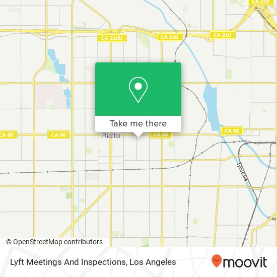 Mapa de Lyft Meetings And Inspections