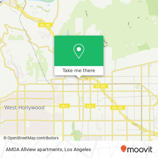 AMDA Allview apartments map