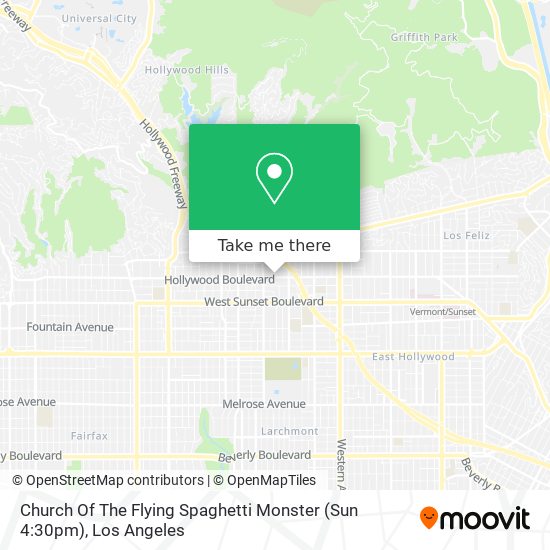 Mapa de Church Of The Flying Spaghetti Monster (Sun 4:30pm)