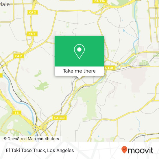 Mapa de El Taki Taco Truck