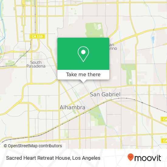 Sacred Heart Retreat House map