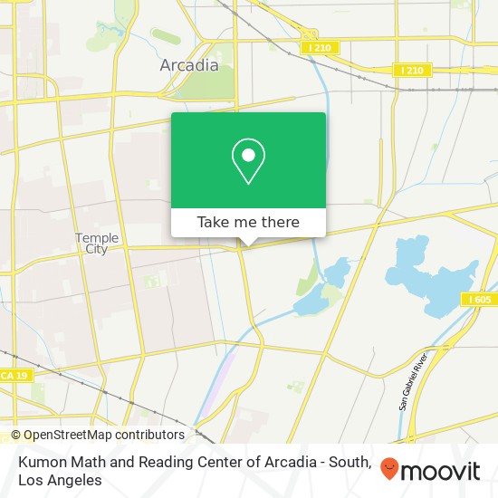 Mapa de Kumon Math and Reading Center of Arcadia - South