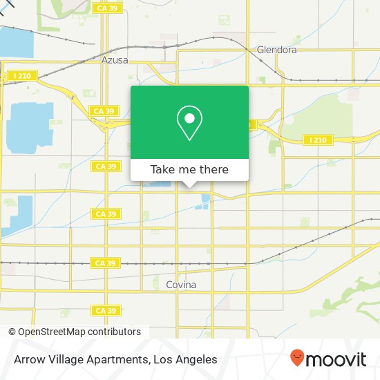 Arrow Village Apartments map