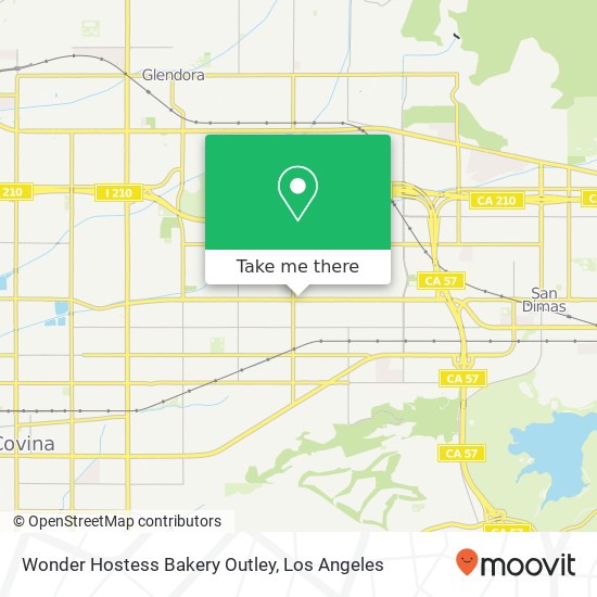 Wonder Hostess Bakery Outley map
