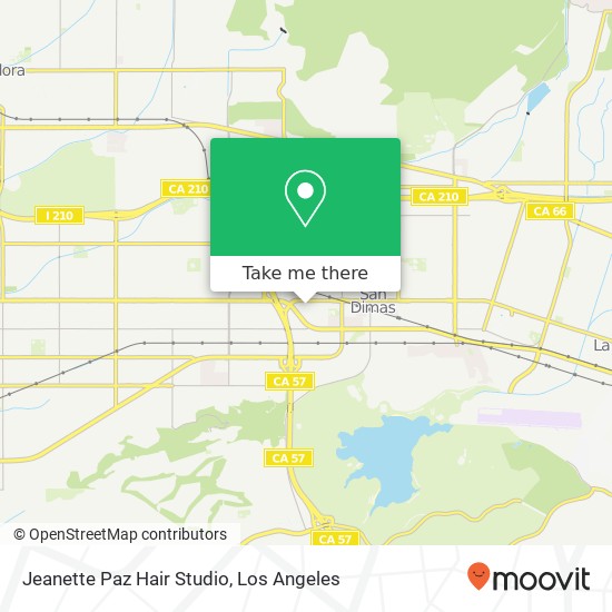 Jeanette Paz Hair Studio map