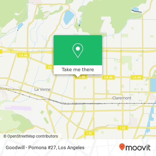 Goodwill - Pomona #27 map