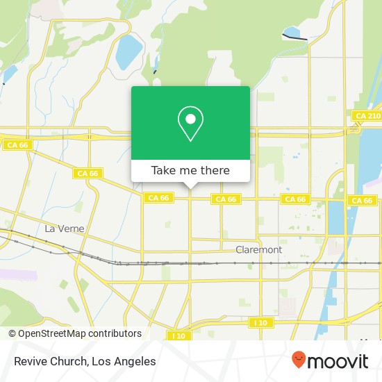 Revive Church map