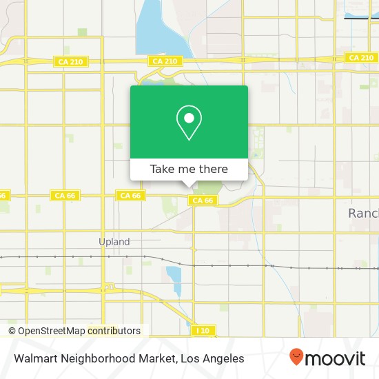 Mapa de Walmart Neighborhood Market